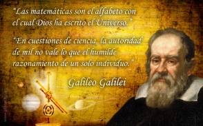 Galileo Galilei, frases de matemáticas