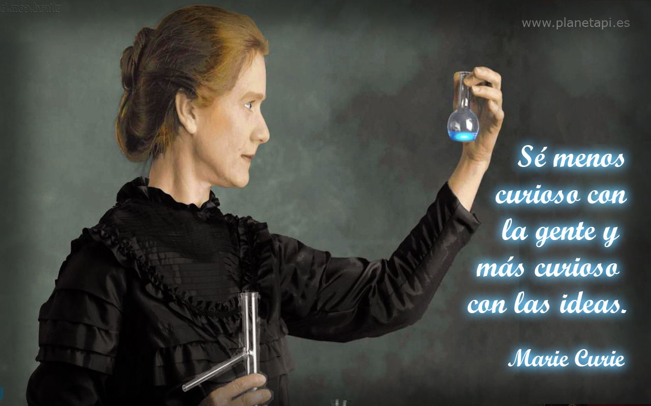 Frases de lógica y matemáticas. Marie Curie | PlanetaPi